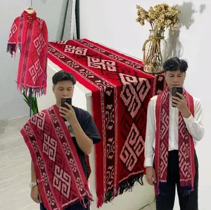 Selendang Syal Tenun Dayak Kalimantan Barat (Kain Halus dan Lembut)
