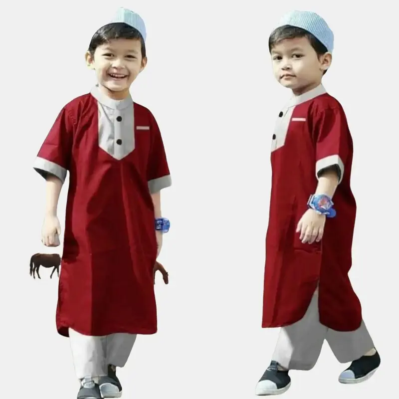 PROMO KOKO JUBAH ANAK VIRAL TERMURAH/SETELAN BAJU KOKO GAMIS ANAK LAKI-LAKI 1-10 TAHUN 3
