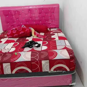 Divan Kasur Sandaran Kancing Rangka Tempat Tidur dipan