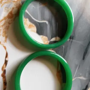 SET CINCIN GELANG GIOK HIJAU KOMBINASI ASLI CINA Bracelets Giok Pria TERLARIS Wanita Manik
