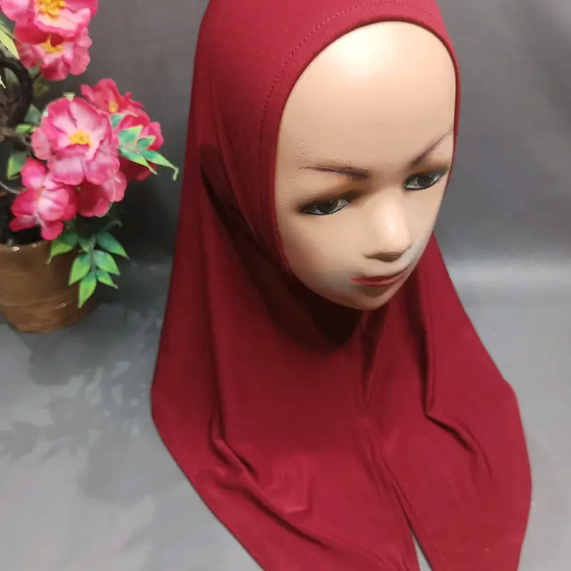 HIJAB ANAK SEGITIGA INSTAN JERSEY //HIJAB BERGO ANAK INSTAN BAHAN JERSEY 6