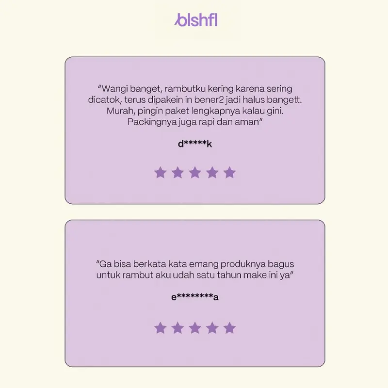 Blishful - Hair Spray Heat Protectant Membantu Memperbaiki Rambut Rusak, Kering & Bercabang Melembutkan 3