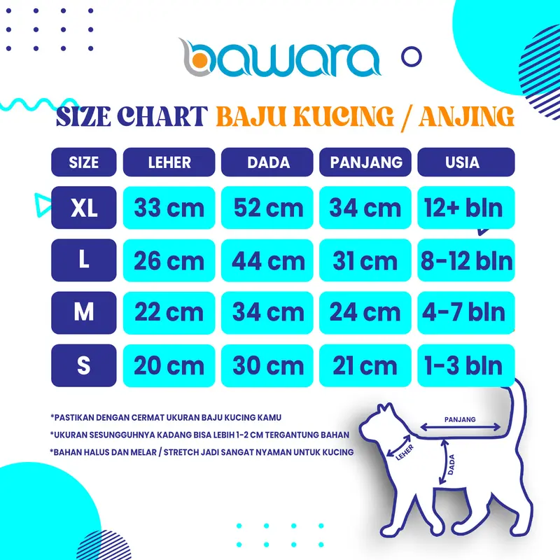 Baju Kucing Anjing Kelinci Monyet Lucu Murah Aksesoris Hewan Kecil Motif Gambar Kucing Saranghae - Wawoye Store 7