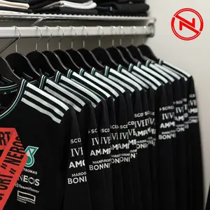 Kaos Lengan Panjang Longsleeve Racing Hitam Team 2025