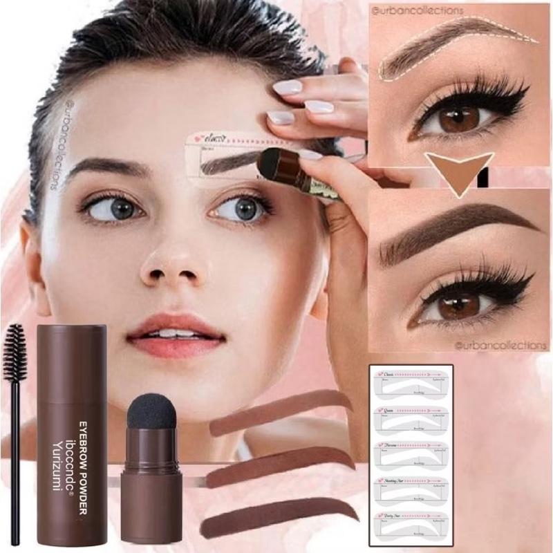 IBCCCNDC Eyebrow Powder Cetakan Alis Eyebrow Stempel Alis Stamp Alis Tahan Air dan Lama 1