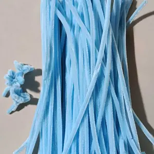 100pcs Kawat Bulu Mercy Premium Bahan Bunga Kawat Bulu Warna Warni Kerajinan Pipe Cleaner Flower DIY