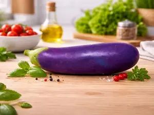 centerpiece table food bentuk terong 24sentong