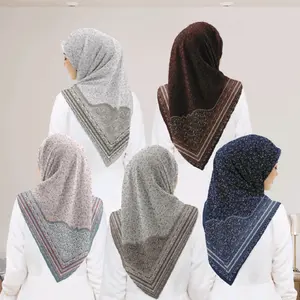 Hijab Segi Empat Voal Motif Lasercut Premium Fajria Series