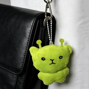 Muñeco de peluche hecho a mano de Gato Extraterrestre Invadiendo la Tierra, Accesorio Ultra Suave y Adorable, Decoración Temática de Espacio Exterior