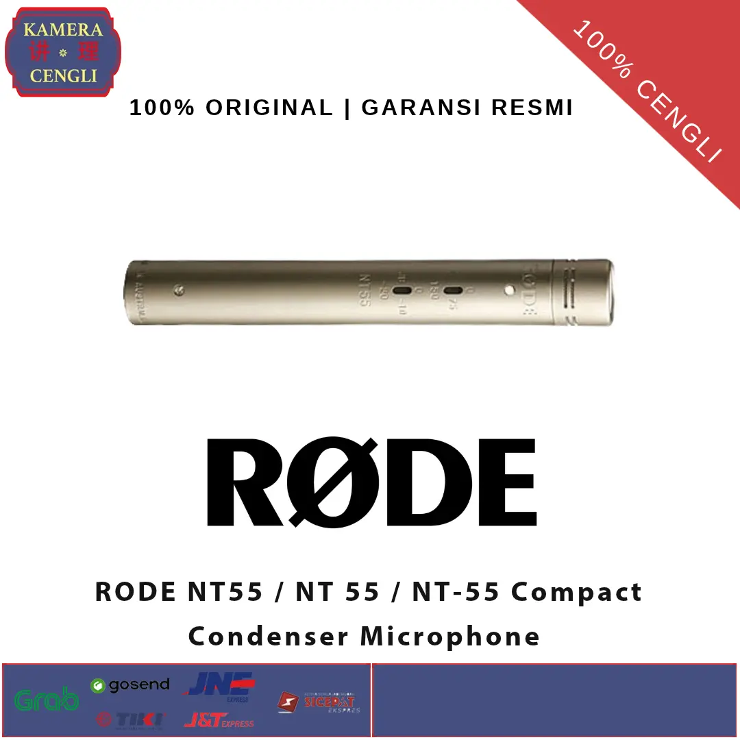 RODE NT55 / NT 55 / NT-55 Compact Condenser Microphone GARANSI RESMI