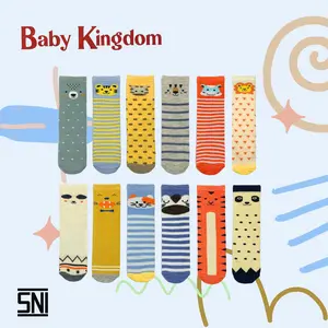 Kaos kaki bayi isi 2 pasang kaos kaki panjang bayi cowok cewek 0-12bulan