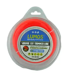 Trimmer Line 2.4mm x 50M Tali Senar Potong Rumput 50 Meter