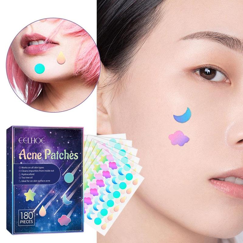 Product Introduction of 180pcs/box Hydrocolloid Acne Patch Pimple Repair Patch Ance Colorful Starry Care Face Sky L7K7 31