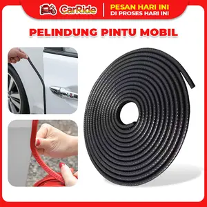 Pelindung Pintu Mobil 5M Anti Benturan Karet Pinggiran Pintu Mobil Ruas Baja Strip Pintu Mobil Bahan Berkualitas