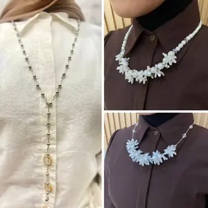 RJ Hijab - Kalung Hijab Aksesoris/Kalung Kekinian/Kalung Wanita