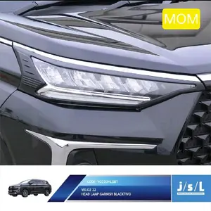 JSL Garnish lampu headlamp depan black doff All New Veloz 2022 2023 2024 2025