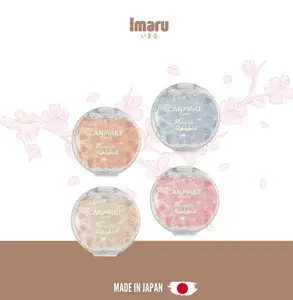 CANMAKE Smooth Munyutto Highlighter - Tahan Air Keringat Sebum & Gesekan - Bronzer Wajah dengan Kilau Lembap Alami & Tekstur Unik