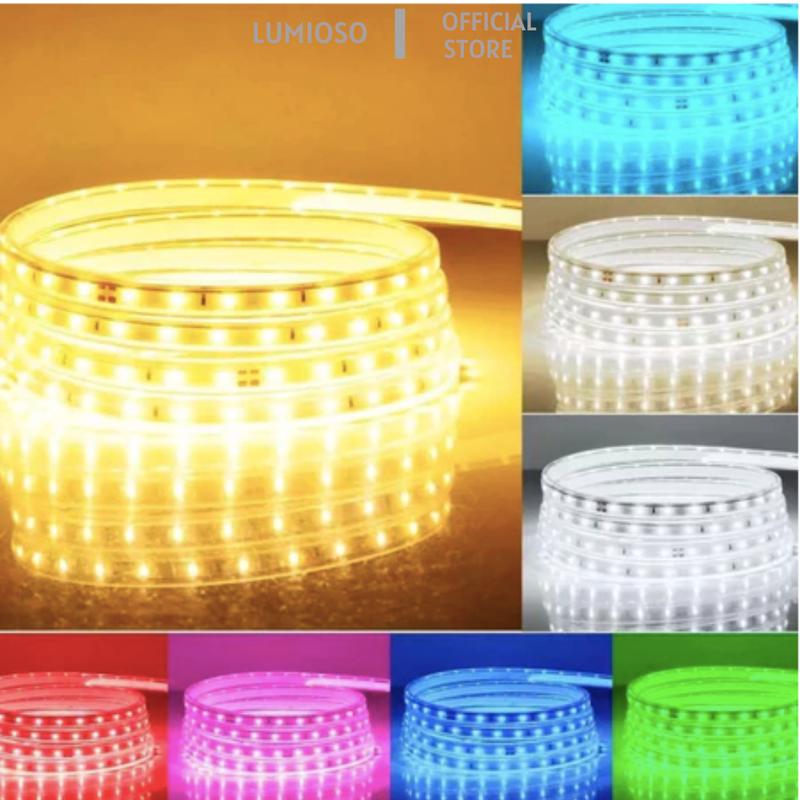[COD] PAKET LAMPU LED STRIP LENGKAP TINGGAL COLOK 220V 1M 2M 3M 4M 5M ...