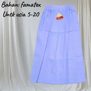 Rok Putih Bawahan Seragam Sekolah TK SD MI SMP MA SMA Bahan Famatex Untuk Usia 5-20 Tahun Fashion