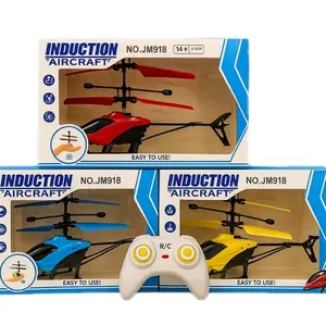 Helikopter Mainan RC Terbang Otomatis Induksi - Remote Control & Sensor Tangan Baterai Lampu Kontrol Led Plastik Anak mobile