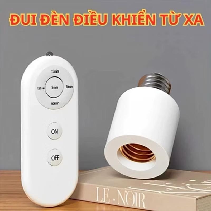 Đui Đèn E27 Điều Khiển Từ Xa Có Hẹn Giờ, Đui Đèn Điều Khiển Không Dây - Remote…