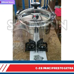 Panci Presto 15 Liter / Commercial Pressure Cooker Getra C-28