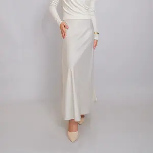 itSafira - FLOWY SKIRT | Rok Maxi A-Line Satin Silk