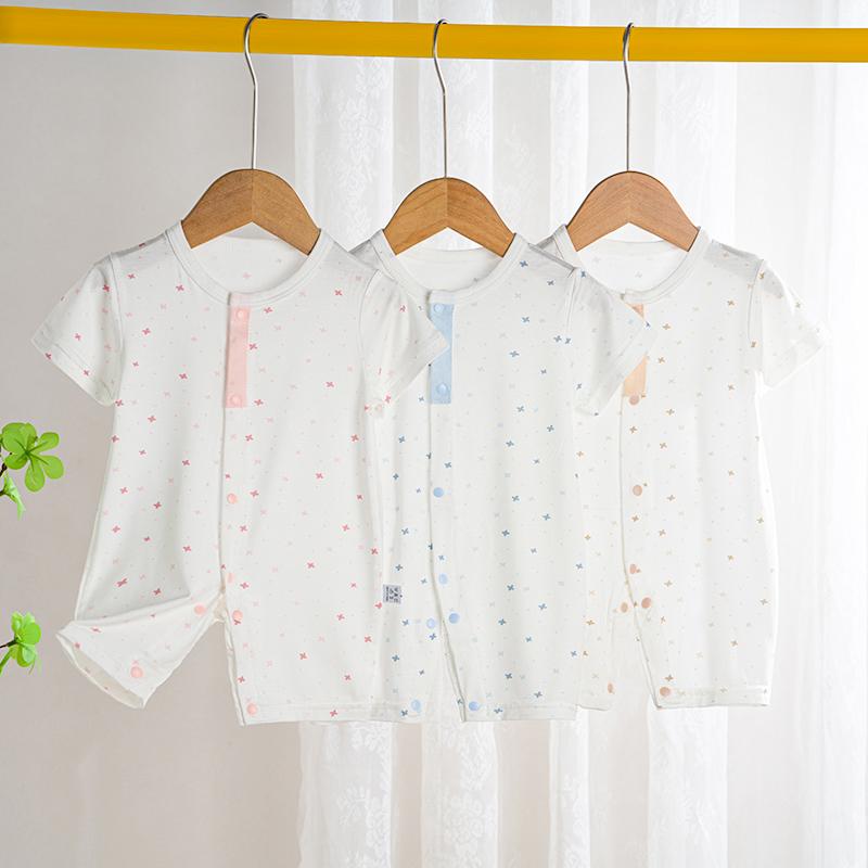 Product Introduction of Bodysuit ngắn tay chất peptit cho bé sơ sinh từ 3-12kg, BIBOBIBO- BD30 1