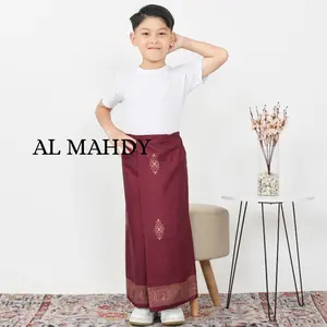 Sarung Instan Anak Laki Laki Motif Batik Katun Muslim Pekalongan Usia 2 - 8 Tahun