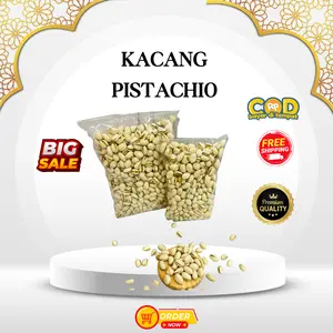 Kacang Almond Susu Dan Kacang Pistachios Premium Food Snacks Cemilan Camilan