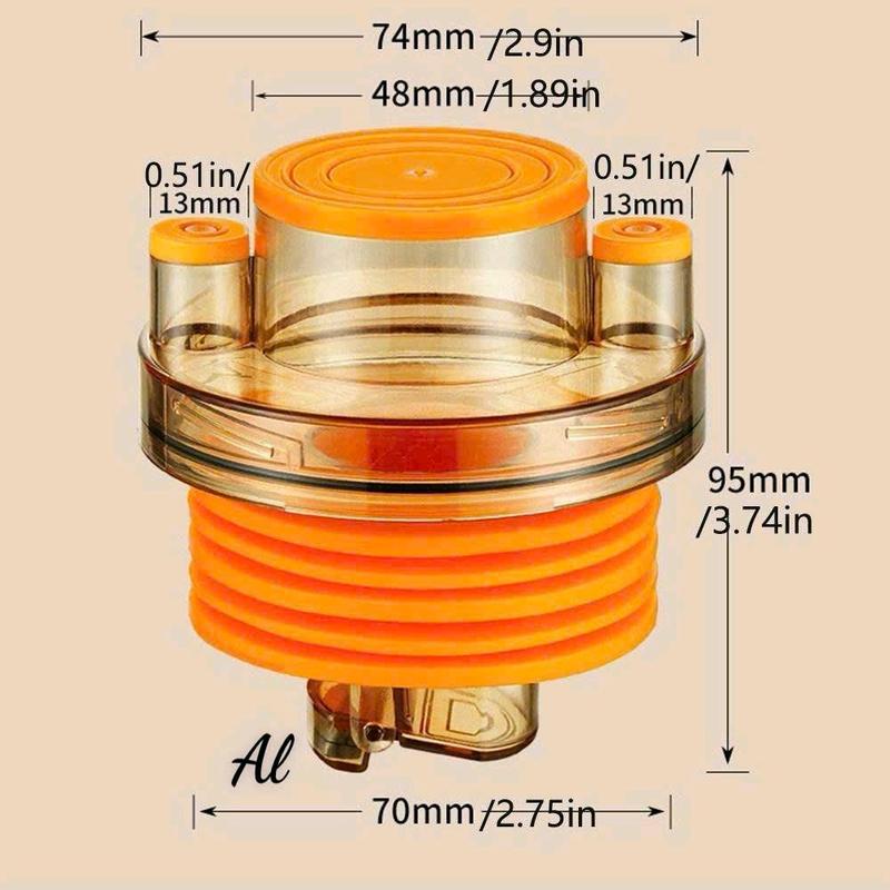 Đầu nối ống thoát nước bồn rửa chén chống mùi đa năng tiện dụng 9.5x4.8cm