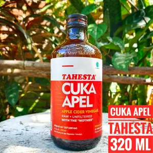 Cuka Apel Tahesta Kemasan Baru 320 mL