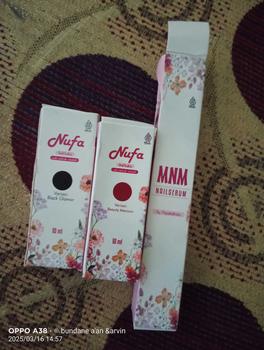 Product Review of NUFA HENNA KUKU INAIKUKU HENNAKUKU KUTEK HENNA Black Brown Cherry Maroon from A**️ 2