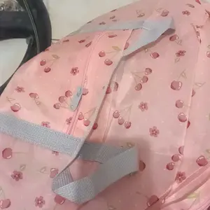 85 Motif New Foldable Travel BAG - Hand Carry  Tas Lipat Polos Pink