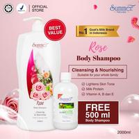 Gambar Summer Naturale - Body Shampoo Sabun Mandi Goat’s Rose Milk Susu Kambing Cleansing Nourishing Pump 2000 ml dari Summer Naturale Indonesia Kota Medan 1 Tokopedia