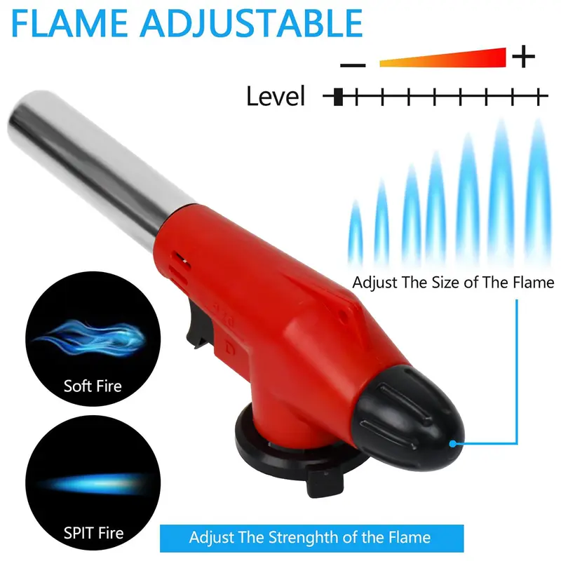 J.LD TOOL Gas Torch Flame Gun BBQ Blow Torch dengan Api yang Dapat Disesuaikan 2