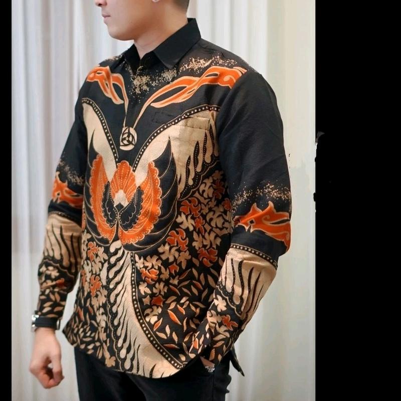 COUPLE SETELAN BLUS + ROK DAN KEMEJA BATIK PREMIUM. BAHAN KATUN. MOTIF SAMARTA 3