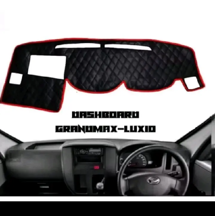 alas dasbor mobil granmax dan Luxio motif wajik bahan kulit sintetis premium kuality Motorcycle Car