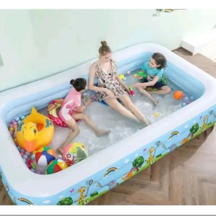 Kolam Renang Anak dan Bayi Jumbo Aquatic ukuran 1.2 Meter - Paket Kolam ...