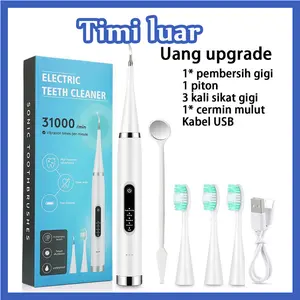 Smart Ultrasonic Scaling Electric 2 in 1 Tool Dental Alat Pembersih Karang Gigi Portable