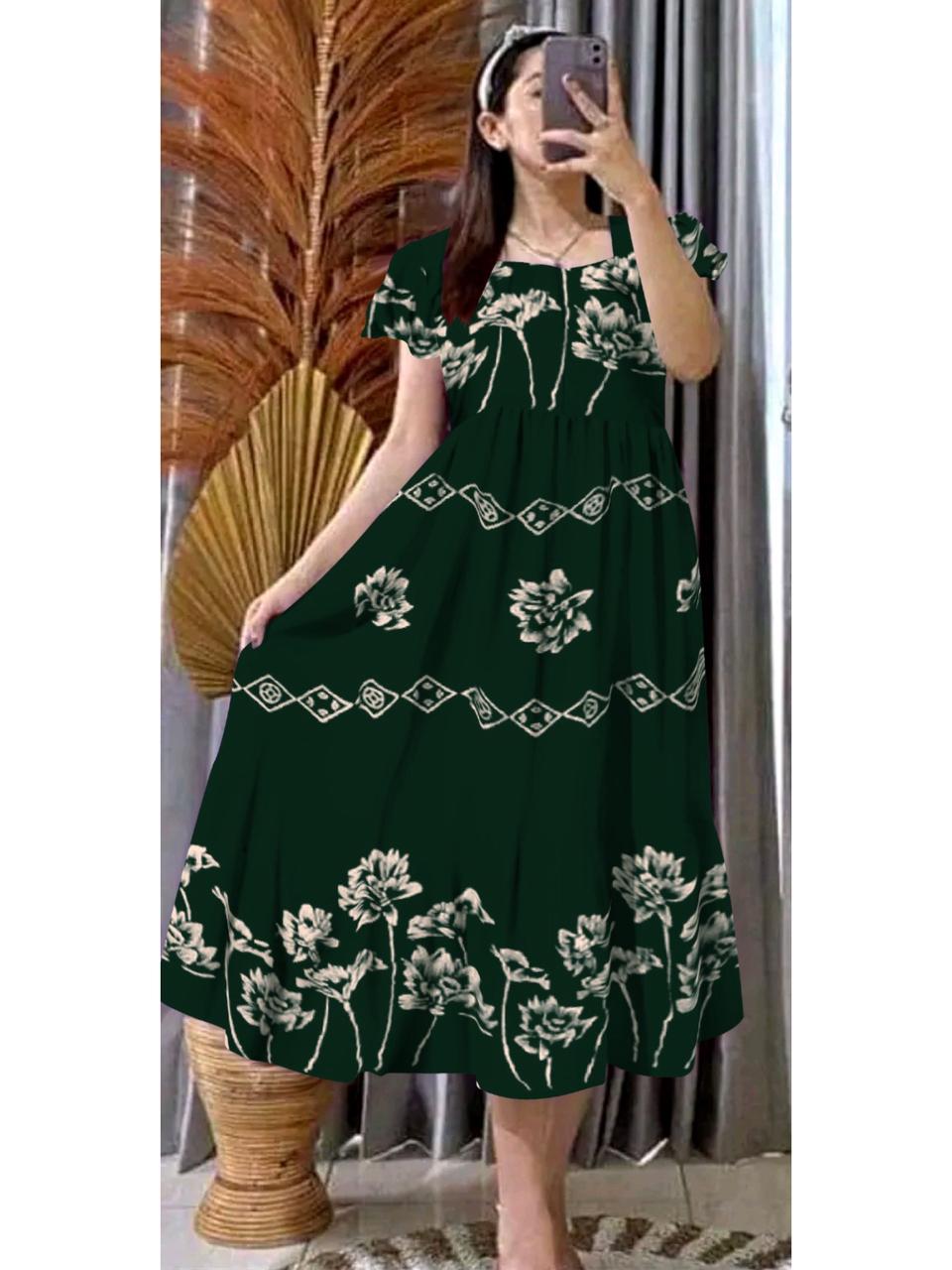 ZAHRA'S - Daster Gemoy Standar Ld 110cm Rayon Premium Kekinian Bumil Busui Friendly Motif