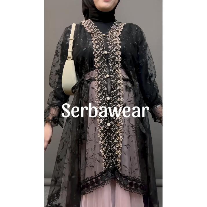 Product Introduction of Lexia Outer Tunik  Brocade Lace Outer ADA JUMBO LD 120 - 140cm Atasan Wanita | Outer Kondangan |Outer Renda| Outer Brukat | Outer Tile | Outer Organza | Outer Lebaran Pesta 7