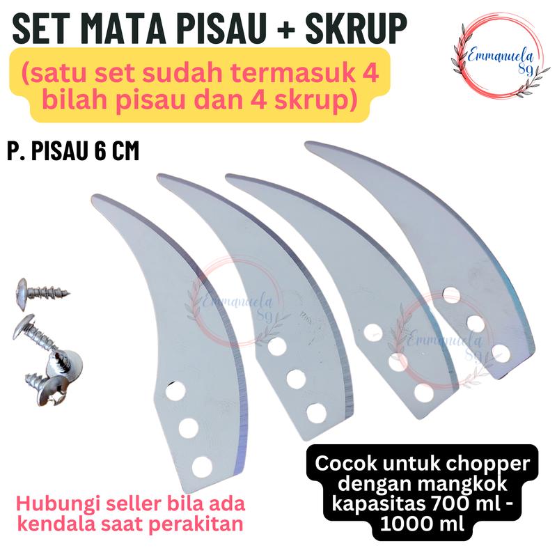 Lunalife Sparepart Pisau Cup Cover Mesin Blender Chopper Kapsul Bintang 5 5