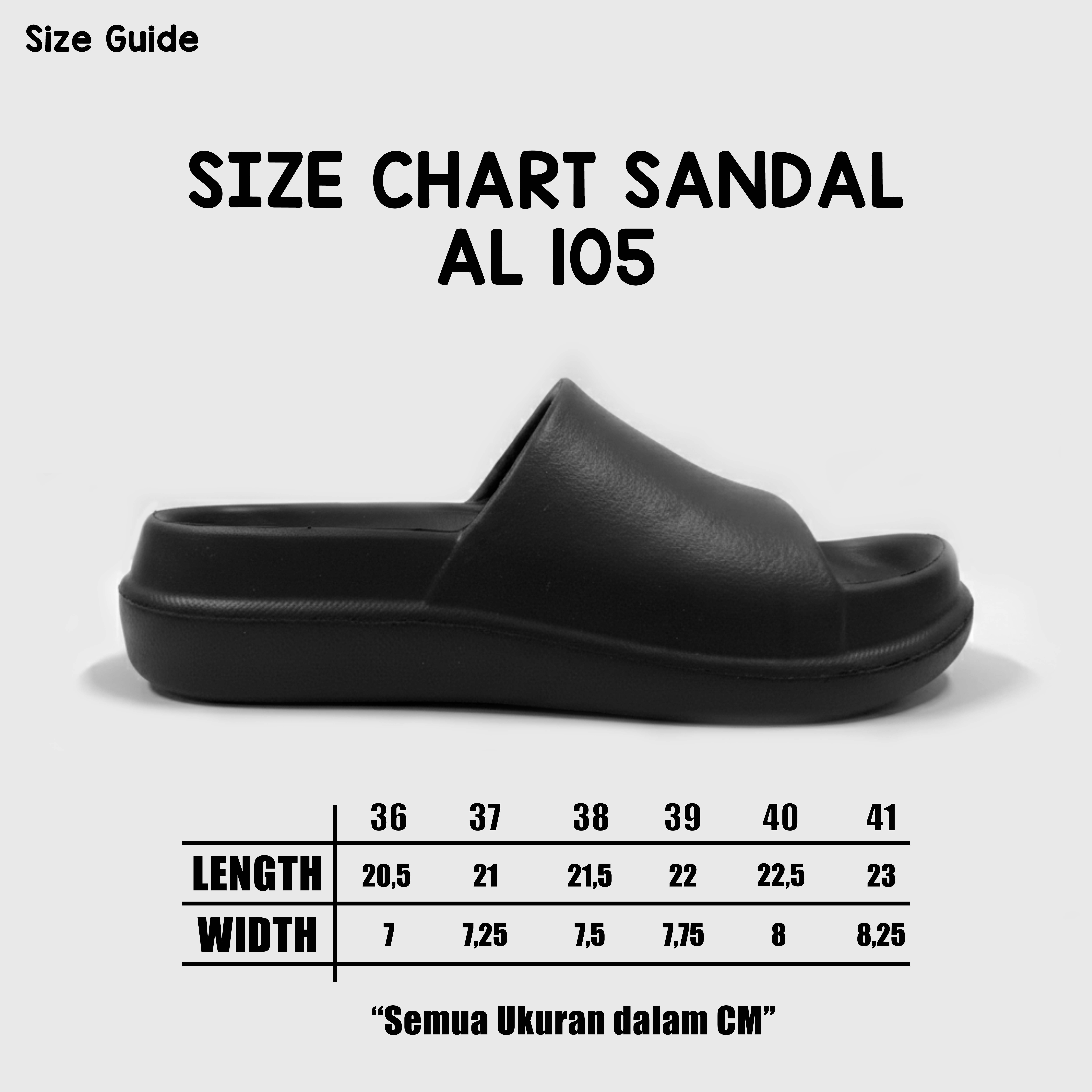 ALGANOS 105 Sandal Slip On Trending Wanita Anti Slip