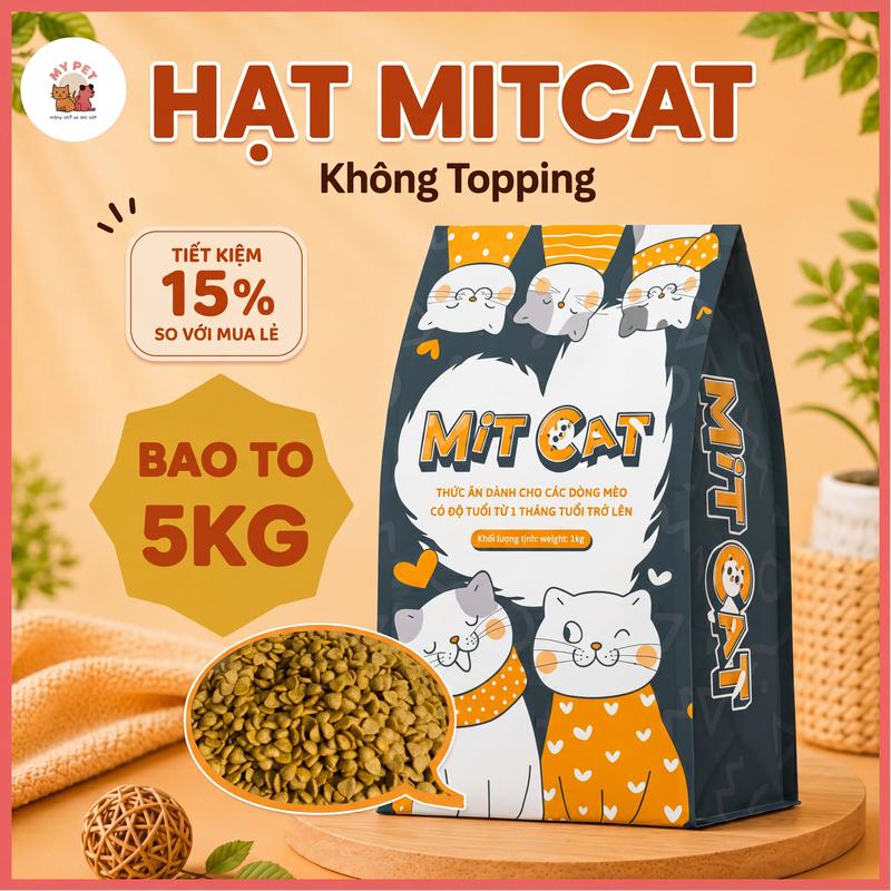 Hạt MITCAT cho mèo bổ sung protein, vitamin hỗ trợ tăng cân, mượt lông