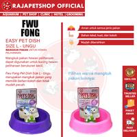 Gambar ( TEMPAT MAKAN ) FWU FONG EASY PET DISH L BOWL ANJING KUCING KELINCI - PINK dari Rajapetshop Official Kota Surabaya 4 Tokopedia