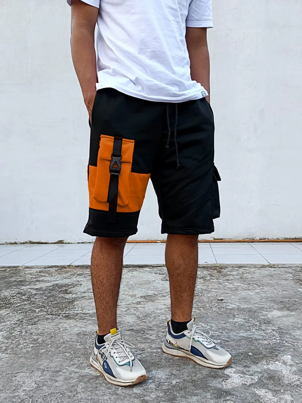Celana Cargo Pendek Pria Sport Multi Poket - Varian Warna - Katun Olahraga