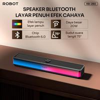 Gambar ROBOT RB280 Speaker Soundbar Komputer Desktop Wireless Bluetooth 6.0 Musik Full RGB 7 Mode Lampu Stereo Extra Bass Daya 20W Tahan Up to 8 Jam Micro SD AUX USB Flashdisk - Garansi Resmi 1 Tahun dari bestdeal_NEW Kota Administrasi Jakarta Pusat 2 Tokopedia