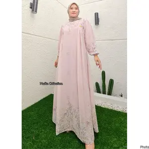 Yasmin Dress Ceruty motif premium