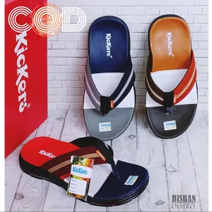 (Cod) SANDAL ANAK KICKERS SANDAL JAPIT ANAK LAKI LAKI COWOK MURAH BERKUALITAS JAPIT ANAK Kaki kecil bukan Karet